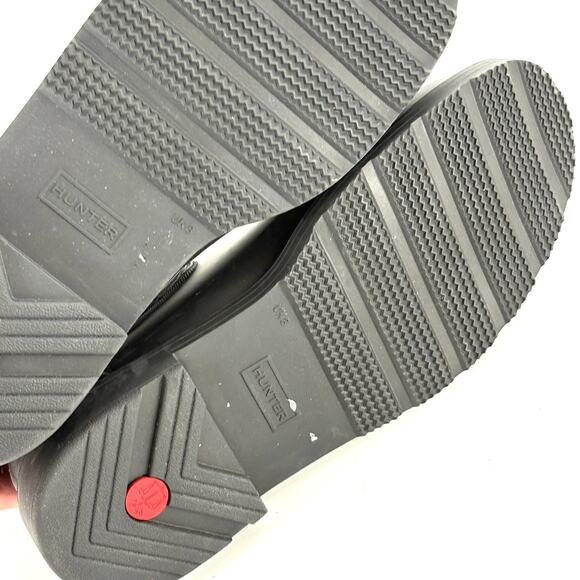 Hunter Commando Chelsea Boots 10 Black NWOT Ankle Booties Rain Wellies - Picture 3 of 8